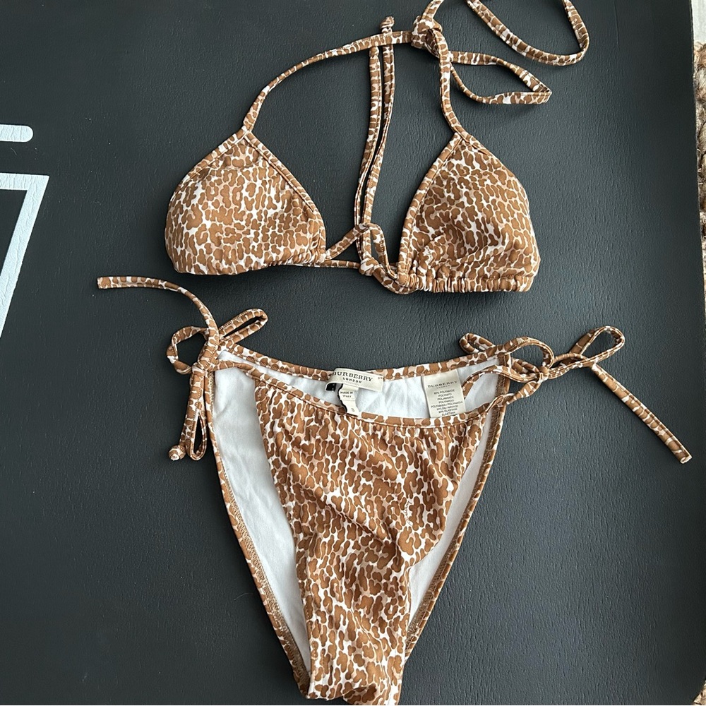 Burberry animal print Bikini Set